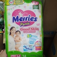 Merries Pants Pampers M34/L30/XL26