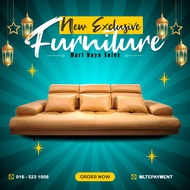 (KL & SELANGOR AREA ONLY) PUSH BACK SOFA