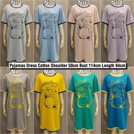 RABBIT WOMEN PYJAMAS DRESS COTTON BORONG MURAH BAJU TIDUR WANITA PAJAMAS SLEEPWEAR