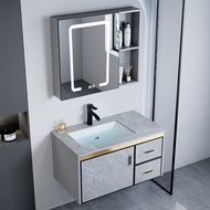 Toilet Storage Cabinet With Mirror Bathroom Sink Stainless  Good Sale For SG Steel Bathroom Cabinet With Mirror Sink Toilet  Cabinet Waterproof Alumimum Wall-Mounted Combination Simple Small ApaD Deliver