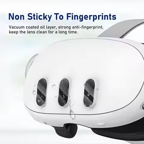 Camera Lens Protector for Meta Quest 3 Lens Tempered Glass for Meta Quest3 Camera Anti-Scratch Prote