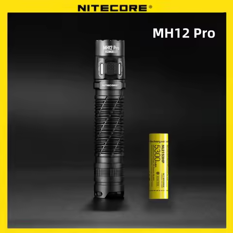 NITECORE MH12 Pro Camping Flashlight 3300Lumens Hunting Torch Hand Light Tactical flashlight Patrol