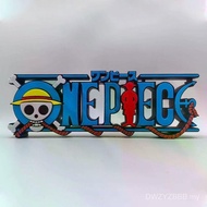 OnePiece OnePiece OnePiece Standing Sign Logo Signboard Hand-Made Three-Dimensional Font Logo Trendy