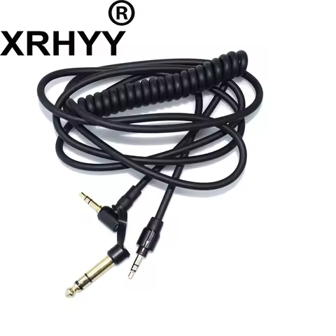 Black 3.5mm & 6.5mm Replacement Audio Cable Headphone Cord For Monster Beats Pro Detox by Dr Dre