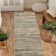 Superior Indoor Runner Rug, Jute Backing, Soft Modern Rugs for Entryway, Kitchen Floors, Office Floo
