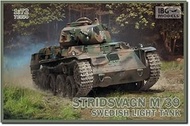 IBG PB72034 1/72 Swedish Stritzvagn M39 Swedish Light Tank Plastic Model