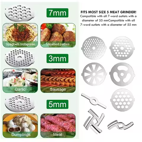 Metal Food Grinder Attachment For Kitchenaid Stand Mixer Grinder Spare Parts Sausage Stuffer Tubes M