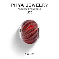 PHYA Garnet Natural Stone Bead : บีดส์หินพญา - โกเมน
