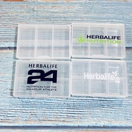 New logo Small 6-Grid Tablet Box Six-Grid Tablet Box Mini Storage Box Storage Box Jewelry Storage Bo