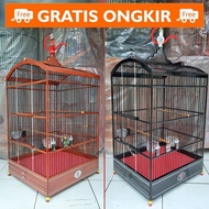 Sangkar Kotak Ebod Jaya Ukuran No 3 Komplit Rapih