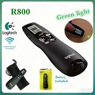 【Ready Stock】Logitech R800 / R500 / R400 Profesional Wireless Presenter with Red / Green Laser