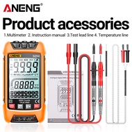【มาถึงภายใน 2 วัน】ANENG SZ02 ดิจิตอลมัลติมิเตอร์ทรานซิสเตอร์สมาร์ททดสอบ 9999 นับค่า True RMS เครื่อง