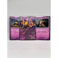 Pokemon Card TCG SV 3.5 Pokemon 151 Promo Alakazam ex SVP 050 Abra 063/165 Kadabra 064/165 Holo rare