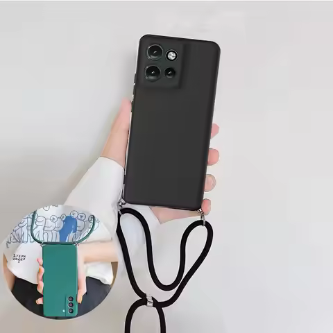 G 96 86 Crossbody Necklace Lanyard Case for Motorola Moto G96 G86 Power G85 G84 G75 G56 Camera Prote