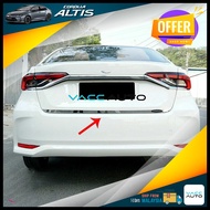 Toyota Altis E210 (2021 - 2024) Rear Bonnet Chrome Lining Rear Trunk Bonnet Garnish Trim Molding Fit