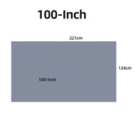 GOOJODOQ New Projector Screen 1080*1920P HD Anti-light Screen Foldable Portable for Home Theater Mov