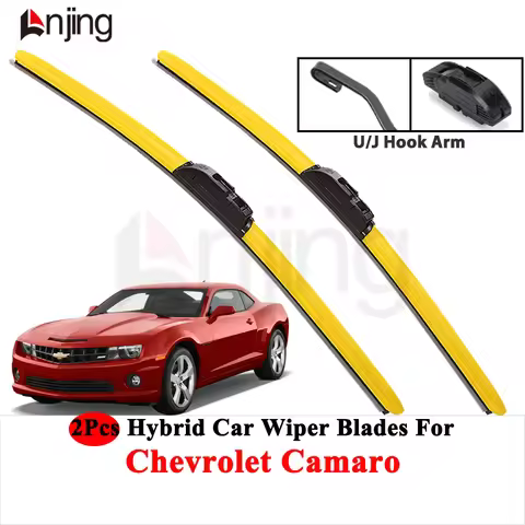 LNJING Colorful Hybrid Wiper Blades For Chevrolet Camaro 1989-Now
