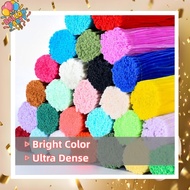 100Pcs DIY Multicolour Fuzzy Wire Twisted Stick Craft Flower Kids Chenille Twist Wire for DIY Flower