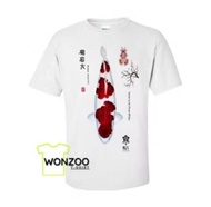 KAOS IKAN KOI SHOWA GINRIN OCHIBA TAOSHO GINRIN KOHAKU