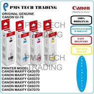ORIGINAL CANON BOTTEL INK GI-76 BLACK CYAN MAGENTA YELLOW MAXIFY GX3070 GX4070 GX5070 GX5570 GX6070