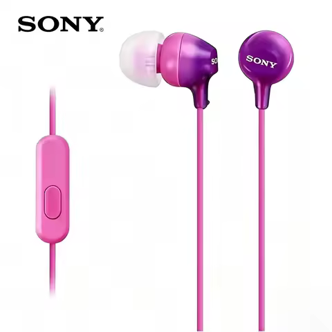 Sony MDR‑EX15AP 3.5mm Wired In‑Ear Headphones Bass Stereo Earphones for Smartphone