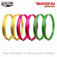 2PCS BANZAI RIMS (JAPAN RIM) (PAIR) 1.40 X 17