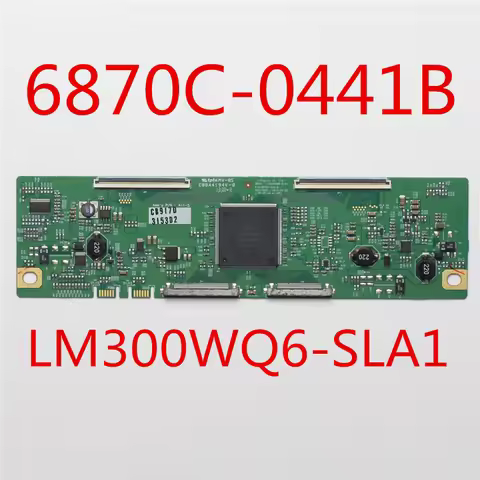 6870C-0441B/A/C Logic Board LM300WQ6-SLA1 Board for U3014 AND Original T-con Board Card 6870C-0441B