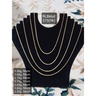 Rantai Leher Belut Emas 375(9K)