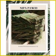 ✥ ✜ ๑ 10 PCS Nipa Pawid Roof Hut for Making Bahay Kubo/Gazebo / Pinaor in Pangasinan 2ft.