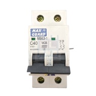 MAXGUARD Miniature Circuit Breaker (MCB) 2 Pole 40A