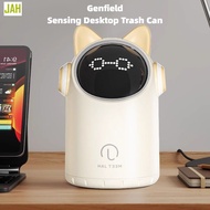 Genfield Sensor Desktop Trash Can Living Room Desk Mini Bin Basket Smart Household Bedroom Dining Ta