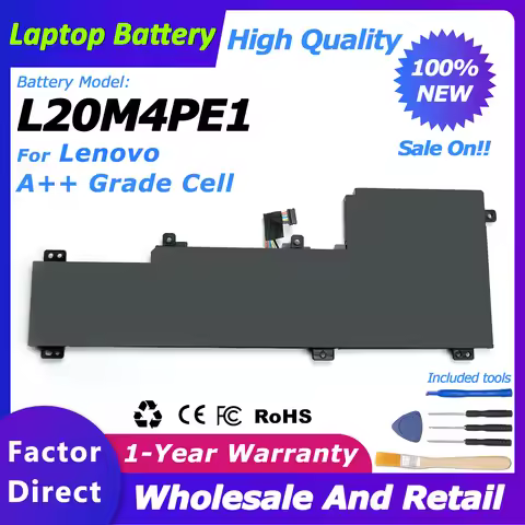 L20M4PE1 Laptop Battery 16ACH6/16ARH7 For Lenovo IdeaPad 5 PRO battery 16IAH7/16IHU6 Xiaoxin Pro 16 