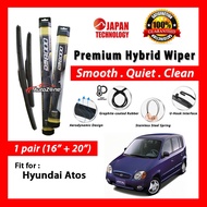 Hyundai Atos (16”+20”) Hybrid Wiper (1 pair) Pengelap Cermin (1 pasang)