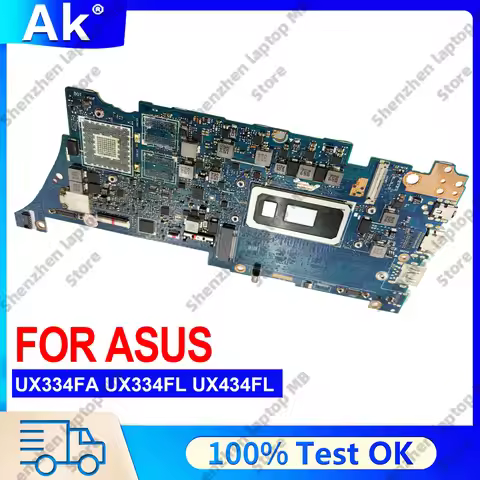 UX334FA UX434FA Laptop Motherboard For ASUS ZenBook UX334FL U3600F U4600F UX463FL UX334F Mainboard W