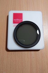 Meco超清減光鏡ND2-400 ，58mm (可調1-8.5檔)