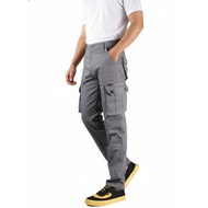 Men's Long Cargo Pants in Grey Grey PDL Pants/