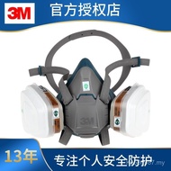 Spray Paint Gas Mask Mask 3M6502 Mask Mask Protective Half Mask Silicone Comfortable Anti-dust JKBD