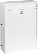 BURG-WÄCHTER Leipzig 777 W Perforated System Letterbox without Newspaper Compartment with Name Plate