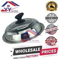 Stainless Steel Wok Cover/Wok Lid/Pan Cover/Lid/Glass Wok Cover/ 28CM/30CM/32CM/34CM/36CM/38CM/40CM/42CM