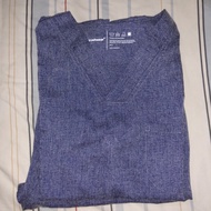 TRUST WEAR Guard Uniform OKA Uniform/ Scrub/ Doctor Nurse Uniform/ Denim Cerulean Blue Trustwear