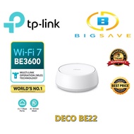 TP-LINK DECO BE22 BE3600 WHOLE HOME MESH WIFI 7 SYSTEM