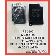 FS-3302 TURN SIGNAL FLASHER RELAY 24V FOR USE ON: TRUCK MITSUBISHI FUSO CANTER 24V (LORRY,LORI 6TAYA