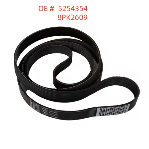 high quality 5254354 8PK2609 Fan Belt Engine Belt For Foton Truck ISF2.8 ISF3.8 Engine
