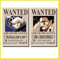 ♒ ☸ ♀ NEW BOUNTY - One Piece Shichibukai / Warlords Wanted Poster