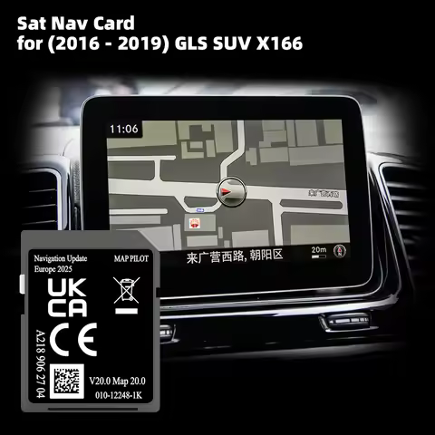 for Mercedes GLS W166 2016-2019 Car 32GB Navigation SD Card Maps Europe