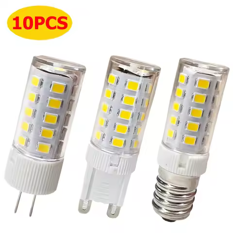 1​0pcs/set G4 G9 E14 LED Corn Light 3W-9W Super Bright LED Light Bulb 2835SMD 3000k-6000k Cool Neutr