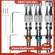 【Sweet】3Pcs Tubular 7 Pins Lock Pick Tool Locksmith Tool Lock Pick Set