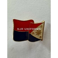 philippine flag collar pin