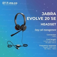 Jabra Evolve 20 / Evolve 20Se Stereo Usb A / C Professional Headset Wired Headphone