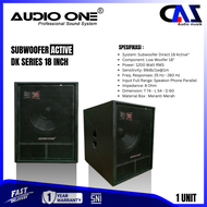 (1UNIT)Subwoofer Audio One 118 DK Passive Active 18inch- Subwoofer Pasif Murah Sound system Lapangan
